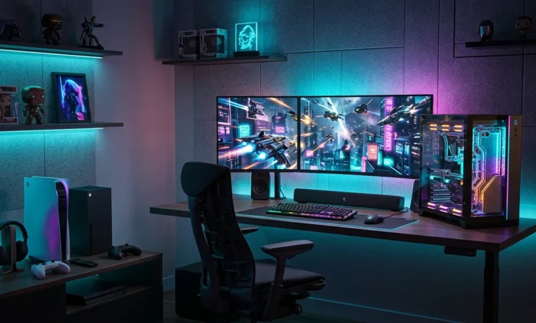 gaming setup
