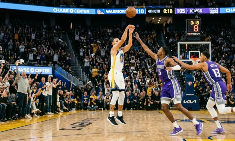 golden state warriors vs sacramento kings match player stats