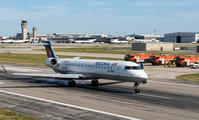 delta connection dl3543 emergency landing